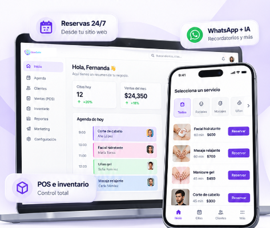 GlowSuite Plataforma y App Móvil